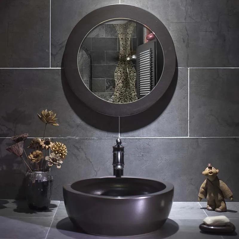 Lotus stamp Europe Style Counter Top porcelain wash basin bathroom sinks ceramic washbasin sink